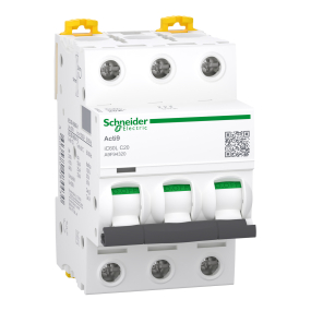 Cầu dao tự động iC60L 3P 20A Schneider (A9F94320)