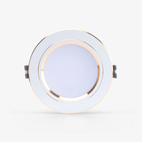 Đèn LED âm trần Downlight AT10 110/12W 3000K viền vàng