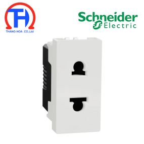 Ổ cắm đơn 2 chấu 16A M3TS426US_WE Schneider - Miluz E Series