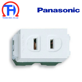 Ổ Cắm Đơn Panasonic WEG1001SW Dòng Wide Phích Cắm Dẹp