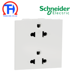 Ổ cắm đôi 3 chấu 16A M3T426UST2_WE Schneider - AvatarOn A Series