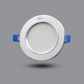 Đèn LED Downlight viền bạc 12W âm trần đổi 3 màu RRDF118L12/CCT