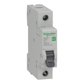 Cầu dao tự động 1P- 6A- 4,5kA  Schneider (EZ9F34106)