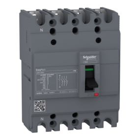 Cầu dao tự động MCCB 4P 20A - 15kV Schneider (EZC100N4020)