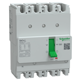 CẦU DAO TỰ ĐỘNG MCCB - GOPACT 4P 20A Schneider (G12T4F20) 