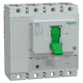 Cầu dao chỉnh dòng MCCB G80H4TM630 Schneider - GoPact MCCB 800 Series