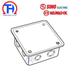 Hộp nối dây âm tự chống cháy – SP Vanlock – E265A/2X 