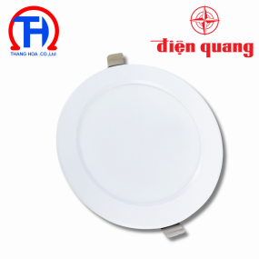 Bộ đèn LED Downlight Điện Quang ĐQ LRD18 CS viền trắng  (10W, Ø90, đổi màu, bầu kín)