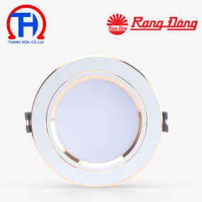 Đèn LED âm trần Downlight AT10 90/10W 3000K viền vàng