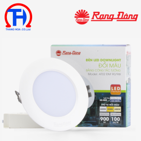 Đèn LED âm trần Downlight đổi màu AT02 90/9W