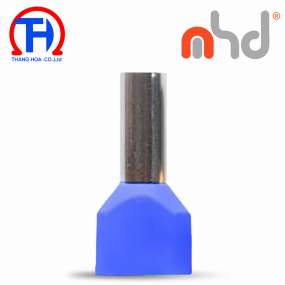 Đầu cos pin rỗng đôi MHD TE2508 Blue