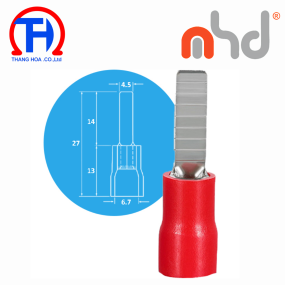 Đầu cos pin dẹp MHD DBV5.5-14 RED