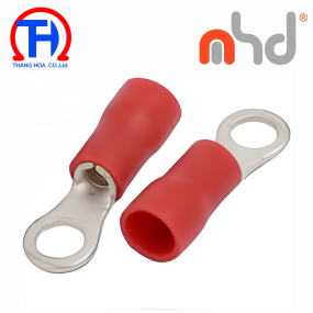 RV1.25-3 Red | Đầu cos tròn phủ nhựa màu đỏ MHD