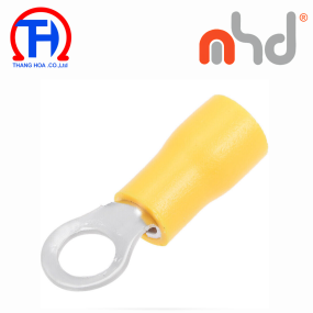 RV2-5 Yellow | Đầu cos tròn phủ nhựa màu vàng MHD