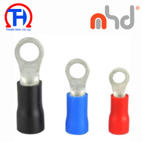 Đầu cốt tròn bọc nhựa cách điện MHD RV1.25-4 Red