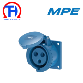 Ổ cắm công nghiệp gắn âm 2P+E 32A IP44 MPN2-323
