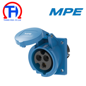 Ổ cắm cố định loại xéo 2P+E 16A IP44 MPN2-413
