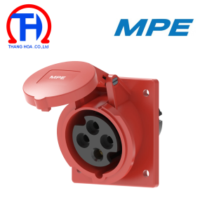 Ổ cắm cố định loại xéo 3P+E 16A IP67 MPN2-4142