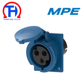 Ổ cắm cố định loại xéo 2P+E 32A IP44 MPN2-423