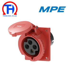 Ổ cắm cố định loại xéo 3P+E 32A IP44 MPN2-424