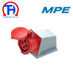 Ổ cắm cố định bắt trên tường 4 cực, 32A, IP44 mã MPN2-124