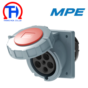Ổ cắm công nghiệp loại xéo 3P+N+E 63A IP67 MPN2-4352