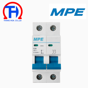 Cầu dao tự động MCB 2 cực, 20A, 6kA MP6-C220