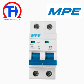 Cầu dao tự động MCB 2 cực, 32A, 6kA MP6-C232