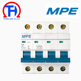 Cầu dao tự động MCB  4 cực, 50A, 6kA MP6-C450