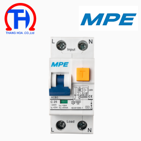 Cầu dao bảo vệ dòng rò, quá tải và ngắn mạch RCBO 2 cực, 25A, 30mA, 6kA RCBO-30/225