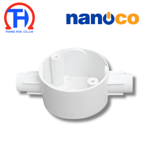 Hộp nối tròn 2 ngã Ø 20mm Nanoco NPA66201 
