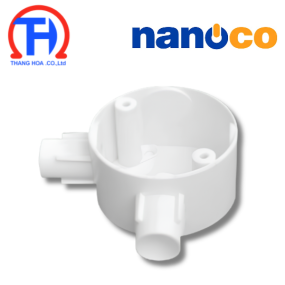 Hộp nối tròn 2 ngã vuông Ø 20mm Nanoco NPA69201