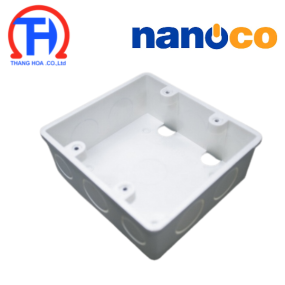 Hộp đế âm đôi, kèm vít NANOCO NA102TM 