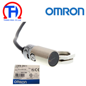 Cảm biến quang OMRON E3FB-DN11 2M OMI thu-phát chung, 100mm