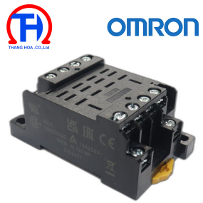 Đế relay OMRON PTFZ-14-E Số chân cắm: 14; Chân pin dẹt; 12A, 15A; 300VAC; Lắp thanh ray DIN, Lắp mặt (bắt vít); Bắt vít