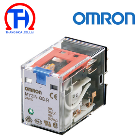 MY4N-D2-GS-R DC24 | Rơ le trung gian 14 chân dẹt 6A Omron
