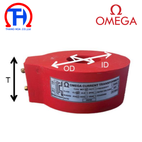 Biến dòng đo lường OMEGA loại đúc tròn MCT  5.000/5A; CL. 1; 15VA (ghi chú kích thước ) 