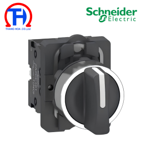 Công tắc xoay 2 vị trí - tự giữa, tay nắm ngắn XA2AD25 Schneider  - XA2 Series