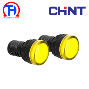 Đèn báo màu vàng ND16-22DS/2 24V YEL CHINT