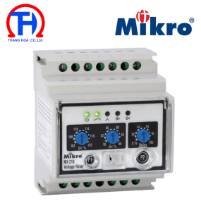 Rơle bảo vệ điện áp MIKRO MX 210-415V (27, 47, 59)