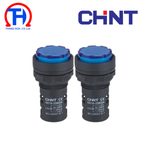 Đèn báo màu xanh dương ND16-22D/4 110V BLU CHINT