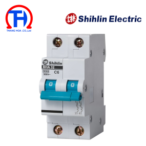 MCB SHIHLIN 2P 6A 6kA ( BHA-B3-2P)