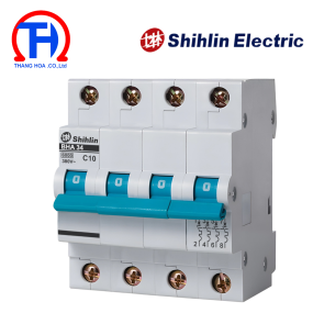 MCB SHIHLIN 4P 10A 6kA ( BHA-B3-4P)