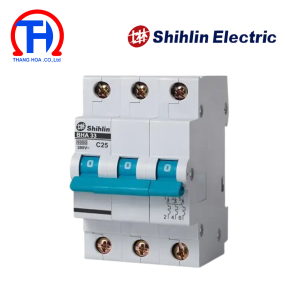 MCB SHIHLIN 3P 25A 6kA ( BHA-B3-3P)
