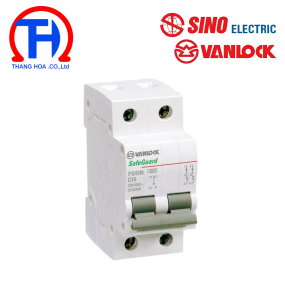 Cầu dao tự động 2P - 50A - 4.5kA Sino SC45N/C2050