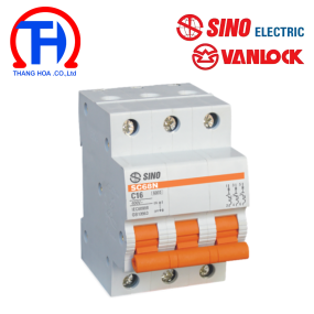 Cầu dao tự động 3P - 63A - 6kA Sino SC68N/C3063