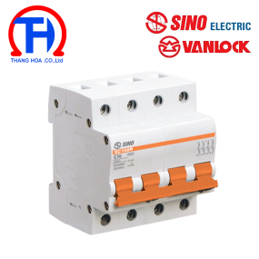Cầu dao tự động 4P - 50A - 10kA Sino SC108N/C4050