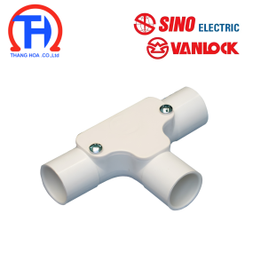 E246/25 - Cút chữ T SP-SINO cỡ 25mm, nhựa PVC 
