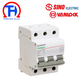 Cầu dao tự động  3P - 16A - 4.5kA Sino PS45N/C3016