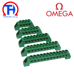 Thanh trung tính bọc nhựa 9x6mm 6cực - lỗ Ø 6mm 